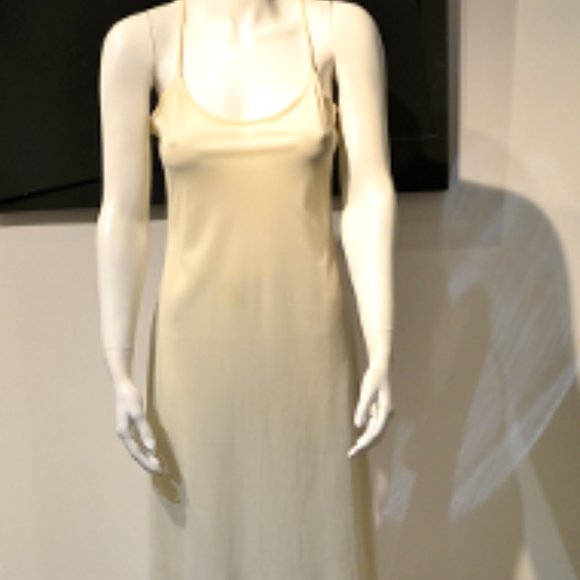 Printed SILK CHIFFON SUMMER MIDI SKIMMER DRESS - Picture 4 of 7